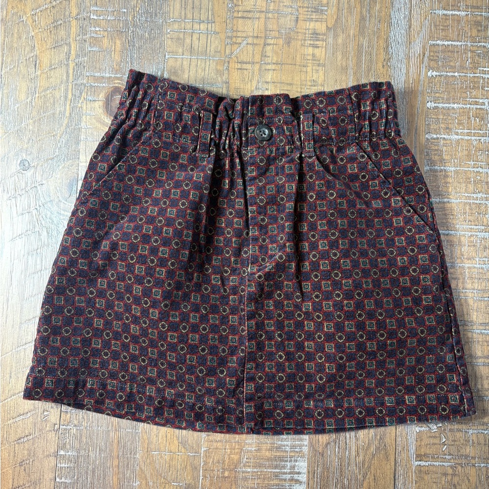 Polo Ralph Lauren Burgundy Corduroy Skirt